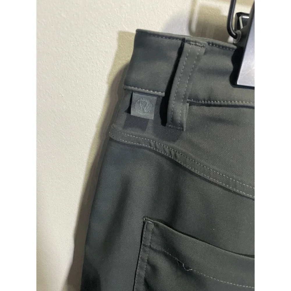 Lululemon Mens‎ ABC Commuter Pant Slim Warpstreme Dark Grey 34 x 32 Trousers